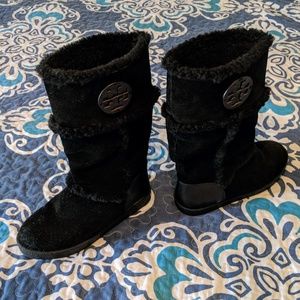 Tory Burch "Amelie Shearling" Boots
